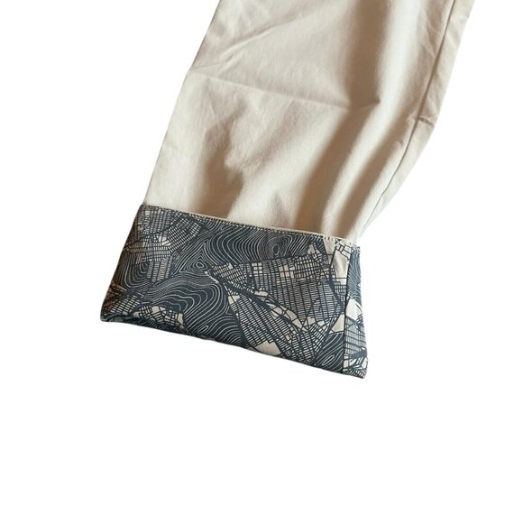 Hoka One One Transport Pants Khaki Fold Over Classic Casual Size Small Women NWT - Picture 13 of 15